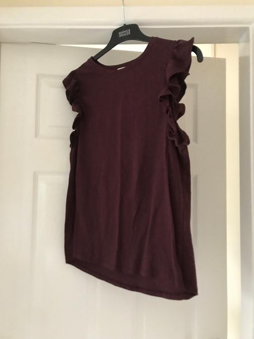 Buy & Sell West Midlands Dudley - Photos for River Island plum t-shirt size 12