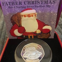 Farther Xmas proof sterling silver piedfort 50p
New

Any questions just ask

Check my other coins will be listing over next few weeks

Offers please