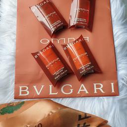 Bulgari Omnia 2 bath and shower gel+2 body lotion+ gift bag with bamboo handles+ Paris foulard (scarf) all brand new! Bought in Paris! Open to reasonable offers
Due to financial difficulties I am having a house/wardrobe clearance, so please feel free to have a look on my other items for amazing offers on branded items 🙂