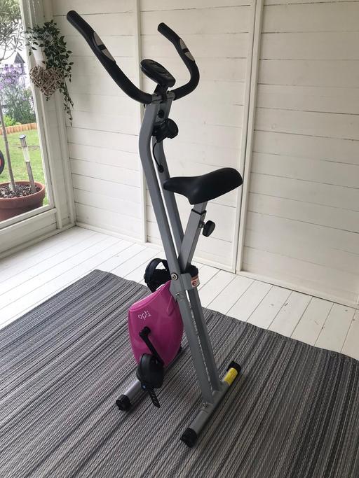 Buy & Sell West Midlands Coventry - Photos for Opti Folding Magnetic Exercise Bike - Pink