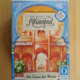 Verkaufe die 1.Erweiterung des Spiels Der Palast von Alhambra, Die Gunst des Wesirs. Queen Games 2004. Neuer Zustand.