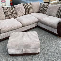 Excellent used condition extremely comfortable, no damages or tears 
Originally from DFS has pull out metal sofa bed , scatter cushions are reversible so can be pattern or plain sided , all covers washable. 

Dimensions 
280cm width 
213cm depth 
Arm depth is 91cm 

All unbolts for easy transportation, is very heavy . 
Is dry storage ready 

I can drop off locally free , fuel added out of Medway . Also welcome to collect.