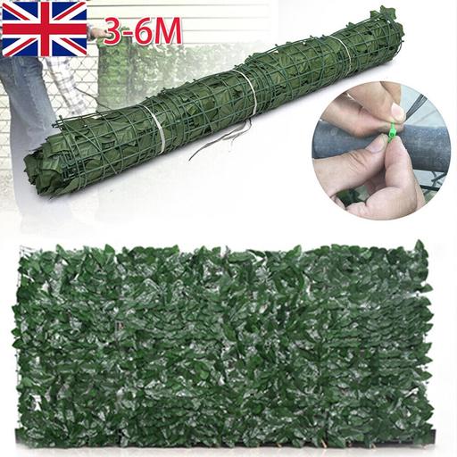 Buy & Sell Central London Barbican - Central London - Photos for 1M 3M Artificial Hedge Ivy Leaf Garden Fence