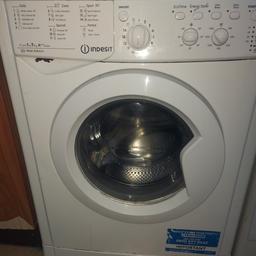 indesit washing machine from 1 to 7 kg 
A++ class 
1400 spin 
fully working only selling has had a new one 
£50 ono