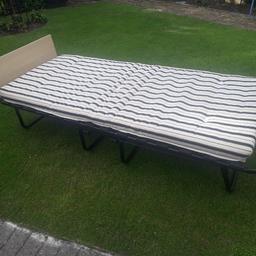 jay be folding bed with mattress as shown in photo it folds up very easy and is on castors for moveing around height 510mm grab a bargain £20 very cheap got to go price  