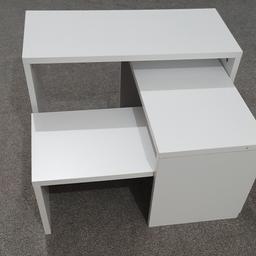 Bought this lovely nest of tables from Wayfair but dont really fit right in our living room. In great condition. First pic is of the actual set I have. The other pics are from the website and as you can see they are currently £77.99.
low price for quick sale
may be able to deliver locally