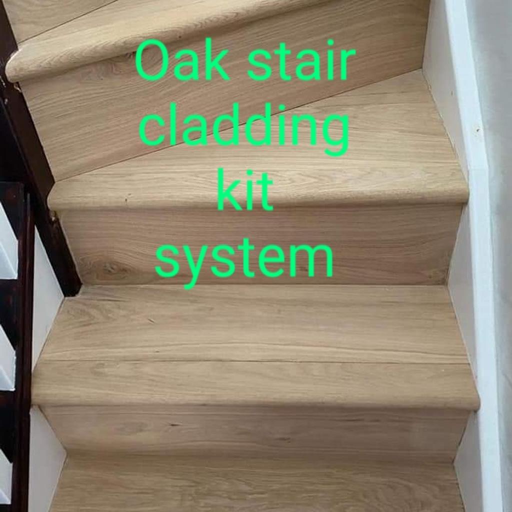 Solid Oak Stair Cladding Kit System In Nw10 Brent Für Gratis Zum