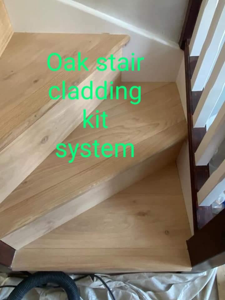 Solid Oak Stair Cladding Kit System In Nw10 Brent Für Gratis Zum