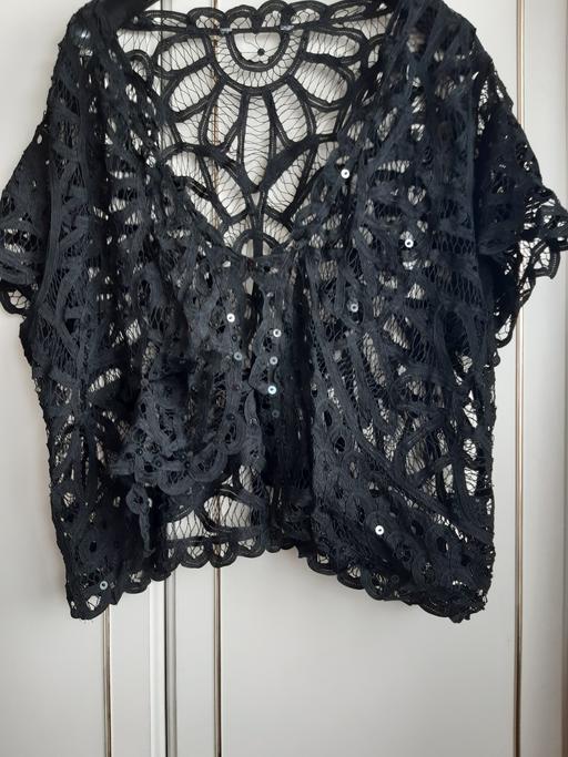 Buy & Sell West Midlands Dudley - Photos for Large Size Black Sequined Belero Shrug