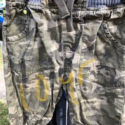 Boys camouflage trousers