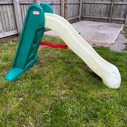 Kids tike slide in excellent condition just needs a clean Weight (kg): 11.82
Height (cm): 167.64
Width (cm): 96.52
Depth (cm): 96.52
Slide Length (cm): 150
I have a double rabbit cage if anyone is interested in excellent condition 