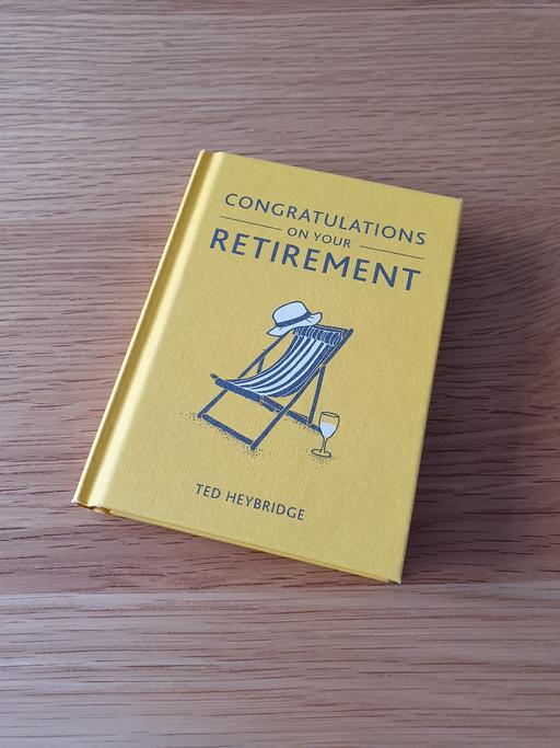 Buy & Sell Staffordshire Stafford - Photos for CONGRATULATIONS ON YOUR RETIREMENT MINI BOOK