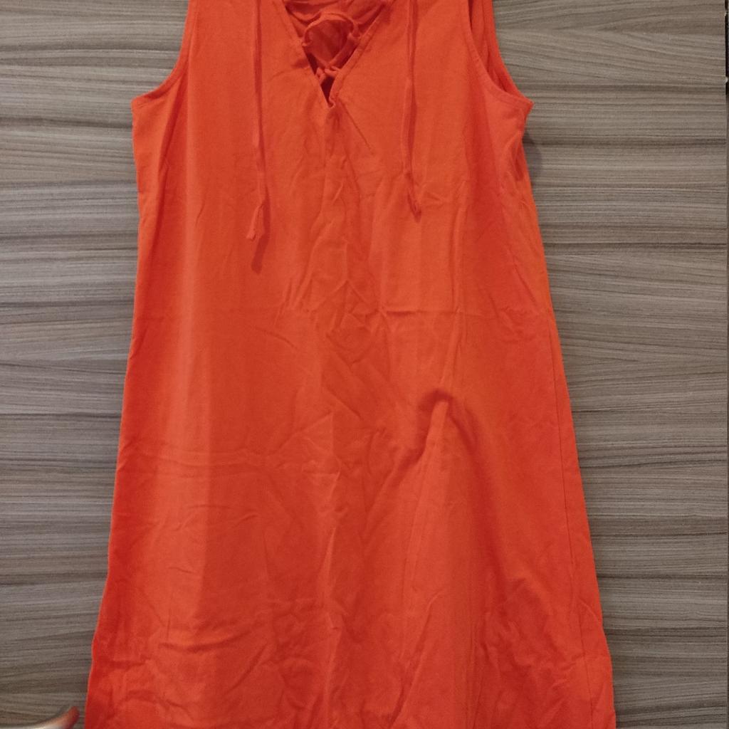 Shirtkleid Schnürung 38 Mandarinrot Sommerkleid Kleid Neu
Größe: 36/38
Farbe: Mandarinrot
Neu ohne Etikett

Versand möglich
Verkaufe noch weitere Artikel
Privatverkauf/ keine Garantie-Rücknahme