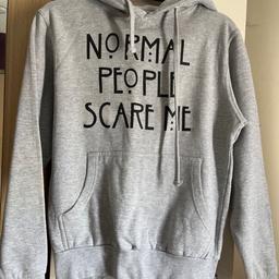 Normal people scare me hoody size xs . Size 10-12 ish . Buyer to collect st Helen’s town centre area