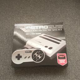 Retro Duo console. plays SNES and NES games. brand new, never used.