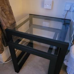 small x2 glass tables.

no marks or damage
well looked after