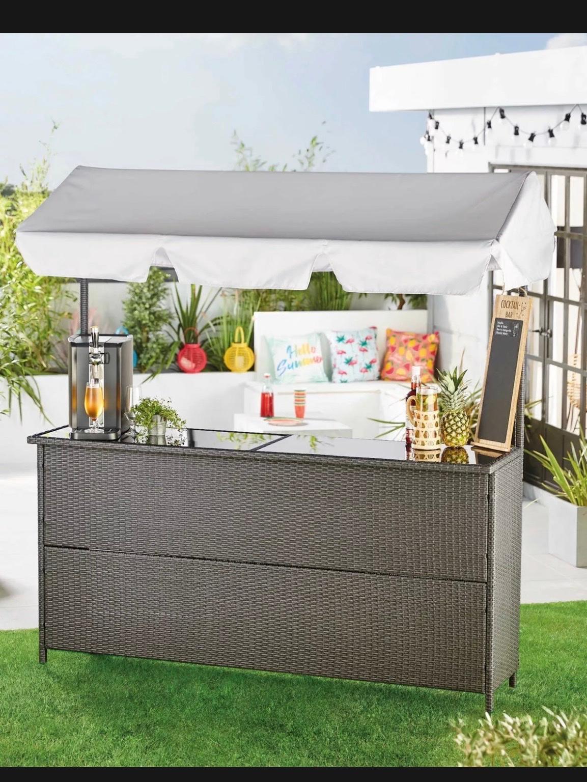New Aldi Garden Bar Rattan Outdoor Furniture in NG4 Gedling for £130.00 for sale Shpock