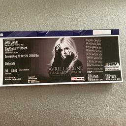 Hallo an alle,
ich verkaufe mein Avril Lavigne Ticket, welches ich eigentlich für die Tour 2020 gekauft habe, aber wurde seitdem immer verschoben. Jetzt würde das Konzert am 18.04.2023 um 20:00 Uhr stattfinden. Ich würde das Konzertticket per Einschreiben oder Einschreiben (Einwurf) versenden. Ich würde es mit Versand für 68€ verkaufen. Wenn ihr es abholen wollt, dann würde ich es für 60€ verkaufen.