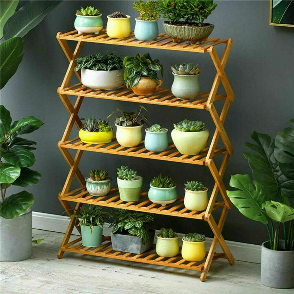 Premium Bamboo: This plant shelf is made of natural bamboo, with high hardness, high decay resistance and eco-friendly.
Material: Bamboo
Color: Bamboo Color
Size:LxWxH
L: 68x25x92cm/26.7 x 9.84x36.2in
Each Tier Spacing:23cm/9.1in