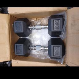 BRAND NEW & BOXED UP
2 x 10KG RUBBER HEX DUMBBELLS
£35 - NO OFFERS
MORE THAN 1 PAIR AVAILABLE

CASH ON COLLECTION
NO COURIERS
COLLECTION IN WS5 POST CODE AREA