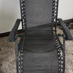 2 garden chairs with head rest sit up are recline