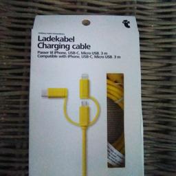 3m charging cable.