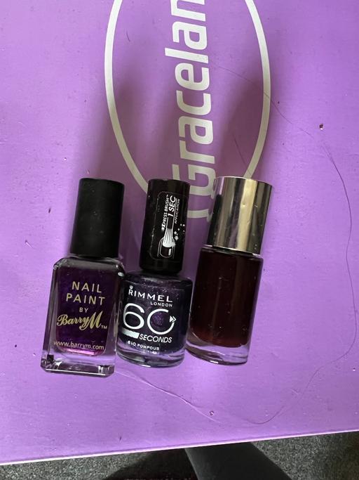 Buy & Sell West Midlands Dudley - Photos for 3 purple nail varnishes