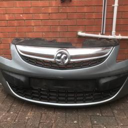 Vauxhall corsa d complete front bumper
Colour code (Z179)
Crack on driverside , can repair easily
Please see all photos
Removed from Vauxhall Corsa 2013
Sold as seen