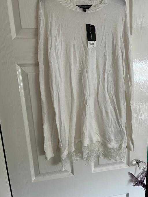 Buy & Sell West Midlands Dudley - Photos for White lace bottom jumper