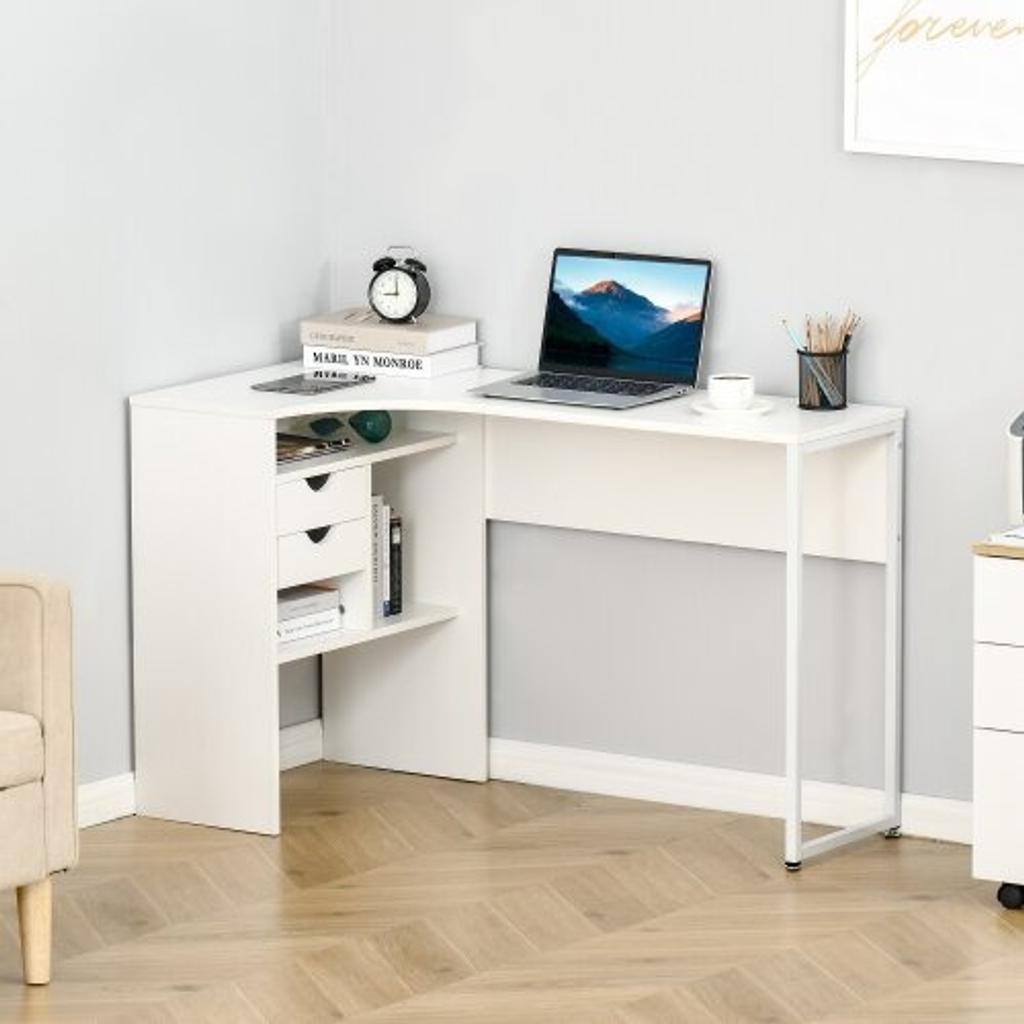 L-Shaped Corner Computer Desk Study Table in EC2Y London for £112.00 ...