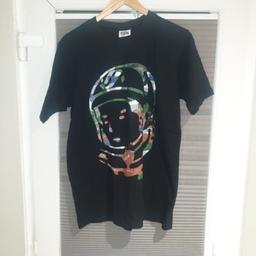 Billionaire Boys club black moon man Tshirt in M BN with no tags. 100% cotton unisex flex!
Big multicolour logo on the front spellout logo in white on the back 
A very rare classic 
Length 72cm pit2pit 48cm pit2waist 46cm sleeve cm


All used  items inspected dry cleaned and ironed
Prices negotiable sensible offers only please 

I sell all brands 
Dead stock dread stock
100% genuine All excluey get busy dripping or get busy drying!! 

items will often have some wear due to being second hand. Any