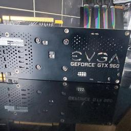 EVGA Geforce GTX 960 2GB
Runs Perfectly 
not sure if I have box
NO POSTING 
PICK UP ONLY