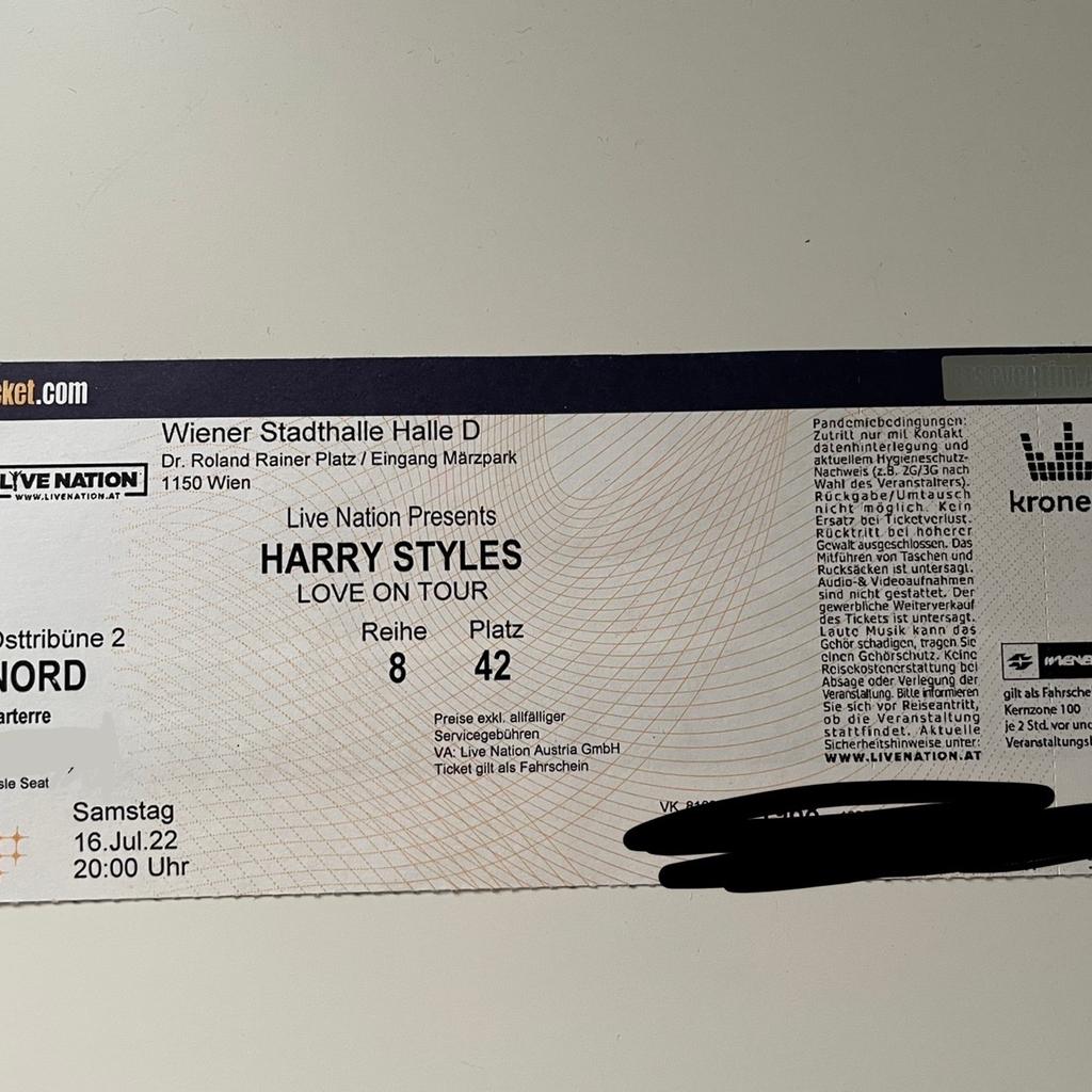 Harry Styles Ticket Wien in 5020 Salzburg für 300,00 € zum Verkauf