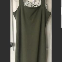 Primark khaki dress size 18 New without tags.  collection willenhaĺl wv12 area