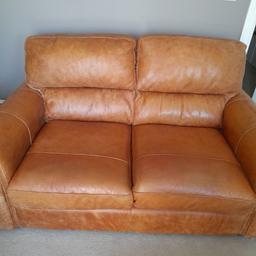 Selling because too big for our living room, 
 used but still in good condition, no rips.
Marks on seats left by previous owner,  not really visible, we used throws  on the seats
Welcome to have a look before buying. 
CANNOT deliver,  cash on collection only