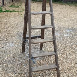 Vintage wooden 7 tread step ladder
Ideal for home decor or can be used.

Collection from warboys or local delivery available 

£20