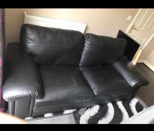 Buy & Sell Bury Town Centre Bury - Photos for 2 piece gorgeous black sofa set