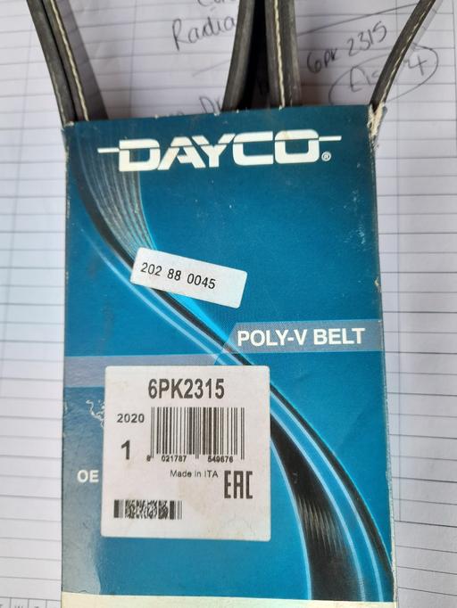 Vehicles Greater Manchester Wigan - Photos for dayco drive belt 6pk2315