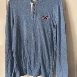 Hollister mens blue too size xl good condition