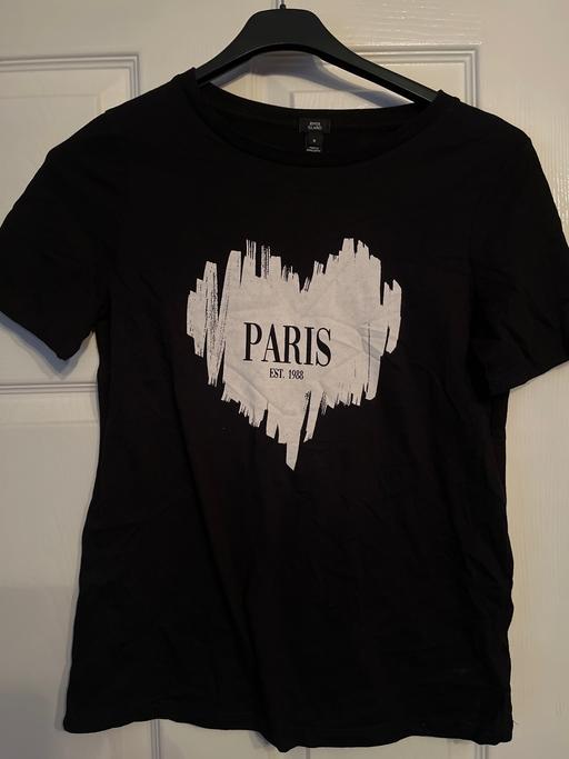 Buy & Sell West Midlands Sandwell - Photos for River island size 8 tee shirt black