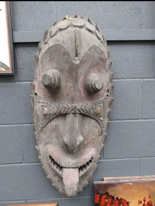 Buy & Sell Bedfordshire Bedford - Photos for Tribal Large Wooden Carved Face Mask