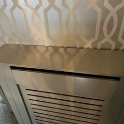 Grey radiator cover 3 marks on top but other than that in good condition height 82cm width external 73cm can deliver in liverpool area for £3 sold as seen