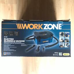 Brand new in box, 1250W motor.  Extraction & inflating accessories & dust bag included