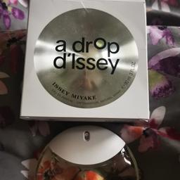 A drop d'issey 90ml eau de parfum sprayed only once.. Purchased from perfume shop march this year