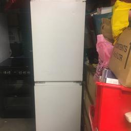 Selling this intergrated fridge freezer been in storage needs a wipe over if i get time will do it stands approx 6 foot will need a plug on could be used as free standing what you see is what you will get no warranty offered or implied £60