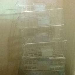 I am selling 5 Drawers for a 5 foot proline Larder Freezer they all have their plastic fronts on and are a wired type basket , I am not sure which drawers or which order they are , they are non returnable once bought so please be sure they may fit other appliances but its up to you to check and be sure will not split £45