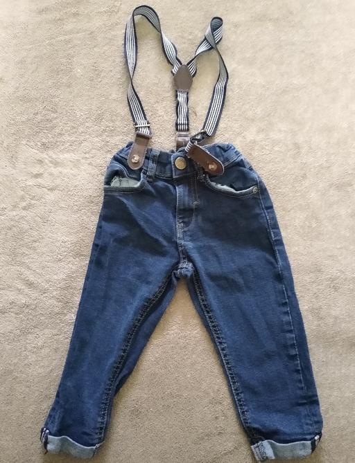 Buy & Sell Merseyside Sefton - Photos for 12-18 months slim jeans with braces