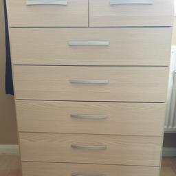pine chest of drawers 5 large ones and two small ones in good condition has a little mouth on the top pick-up only