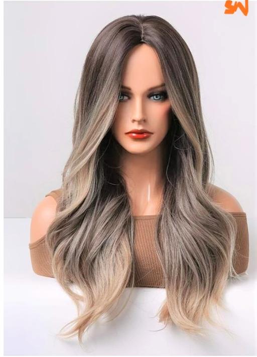 Buy & Sell West Yorkshire Leeds - Photos for Natural Long Wave Synthetic Hair Wig 24''