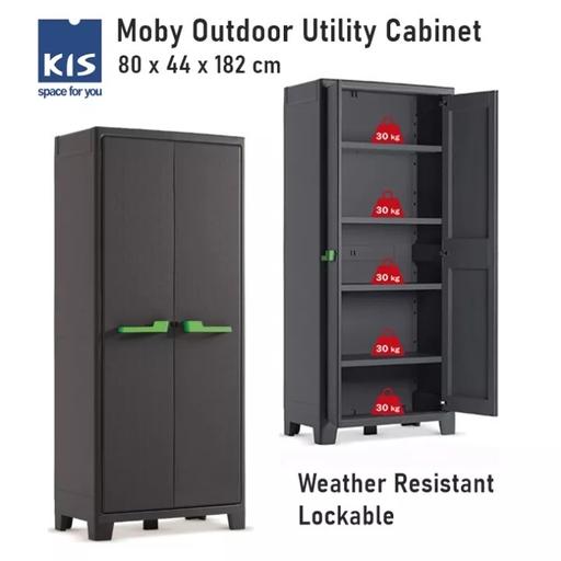 Buy & Sell Coventry City Centre Coventry - Photos for Keter Moby Tall Storage Cupboard - Grey